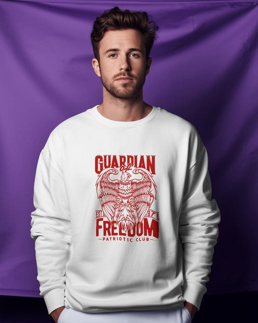 Guardian Freedom Patriotic Club Men's Premium Sweatshirt