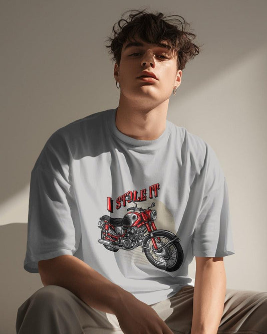 Vintage Bike Men's Oversized T shirt